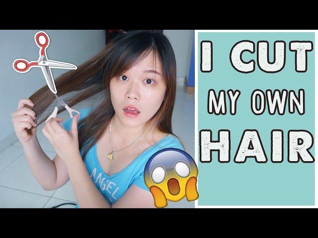 I cut my own hair!!!!! 自己剪瀏海！！！