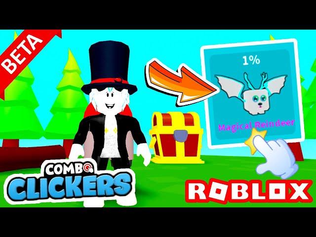 НОВЫЙ КОМБО КЛИКЕР СИМУЛЯТОР! ВЫБИВАЕМ САМЫХ РЕДКИХ ПИТОМЦЕВ! ROBLOX Combo Clickers