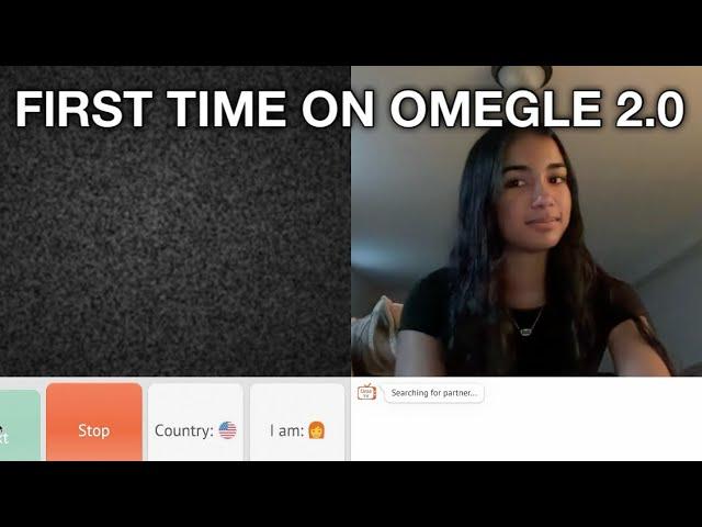 GOING ON OMEGLE 2.0/ OME TV FOR THE FIRST TIME  (WHY ARE THERE ALL MEN ON OME TV??!!)