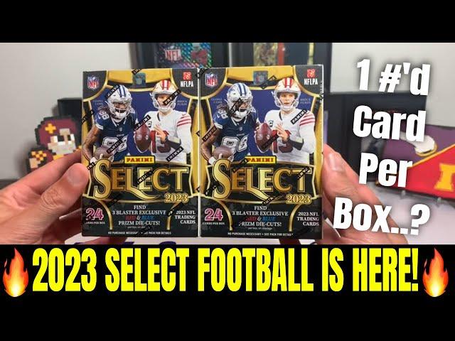 **2023 SELECT FOOTBALL IS HERE!!** A Numbered Card In Both Boxes?! New Die-Cut Designs & More!