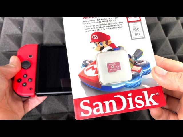 SanDisk 128GB 100MB/s microSDXC Memory Card for Nintendo Switch Unboxing