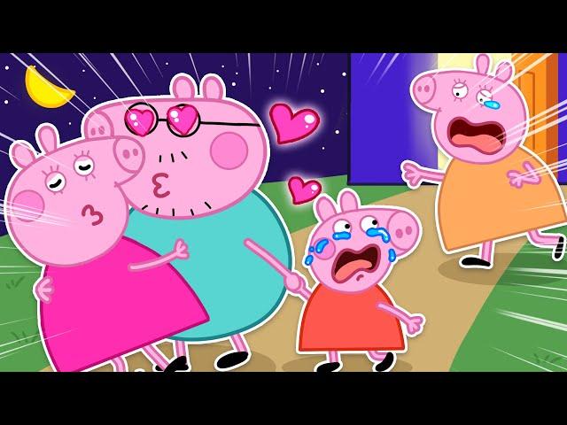 Peppa , Baby!! Don't Leave Me Alone - Peppa's Sad Love  ! | Peppa Pig Funny Animation