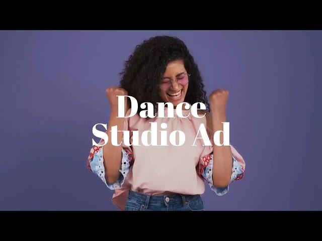 Dance Studio Ad Video Template (Editable)