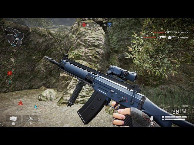 Warface Weapons - SIG 551 - Navy Blue Skin - Team Deathmatch - Crossing