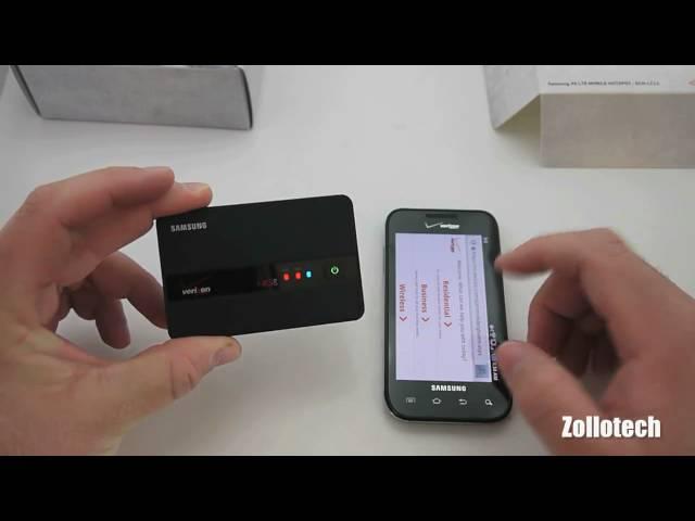 Samsung SCH-LC11 Verizon 4G LTE Hotspot Unboxing