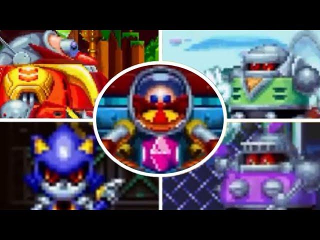 Sonic Mania - All Bosses & Endings (No Damage)