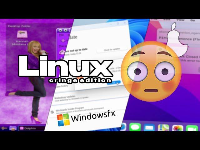 Cringe and strange Linux distros I ever seen