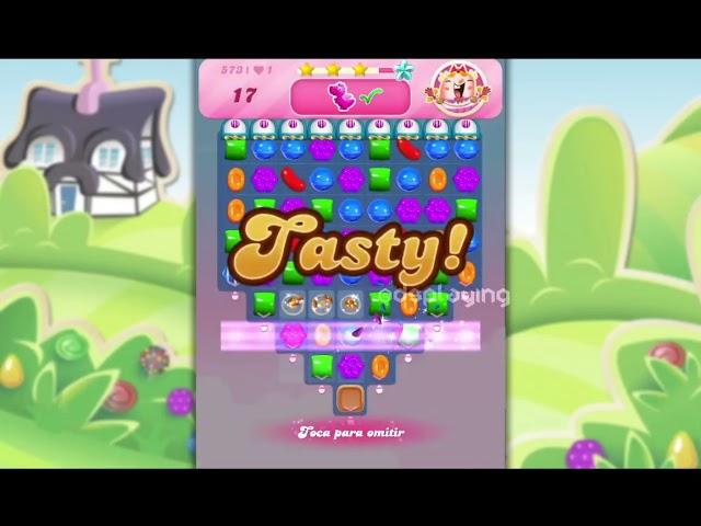 Candy Crush Saga - Level 573 - 3 Sugar Stars - No Boosters @dsplaying