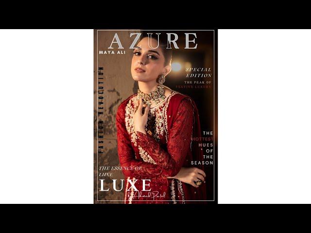 AZURE LUXE Unstitched Embroidered Collection'24