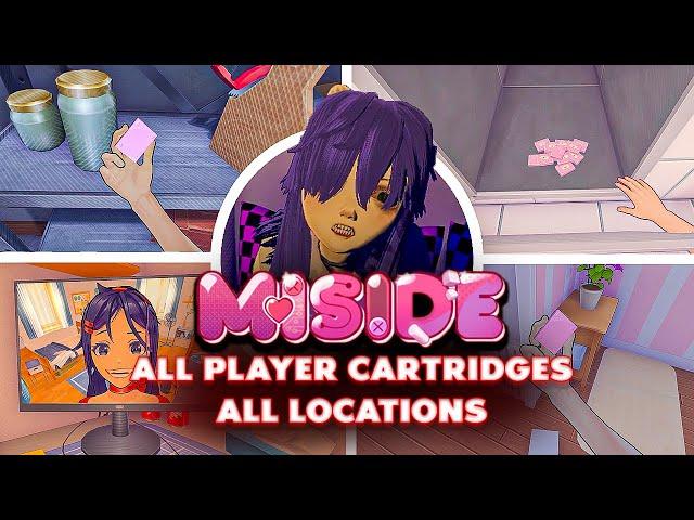 MiSide - All Player Characters Cartridges & Locations (Showcase)