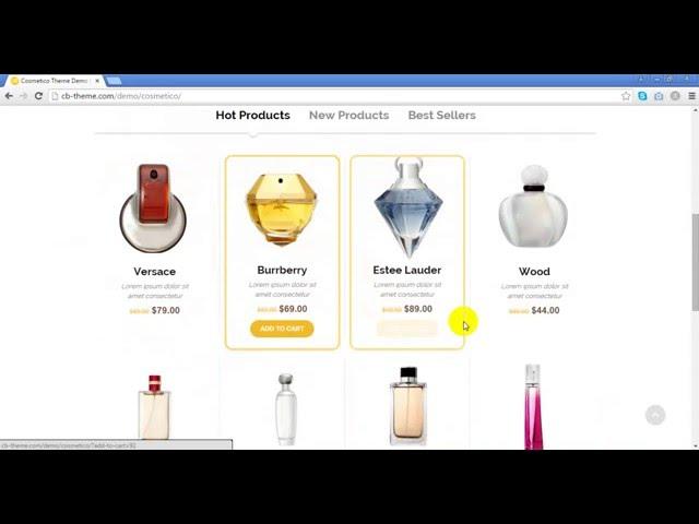 Cosmetico - Responsive eCommerce WordPress Theme Preview