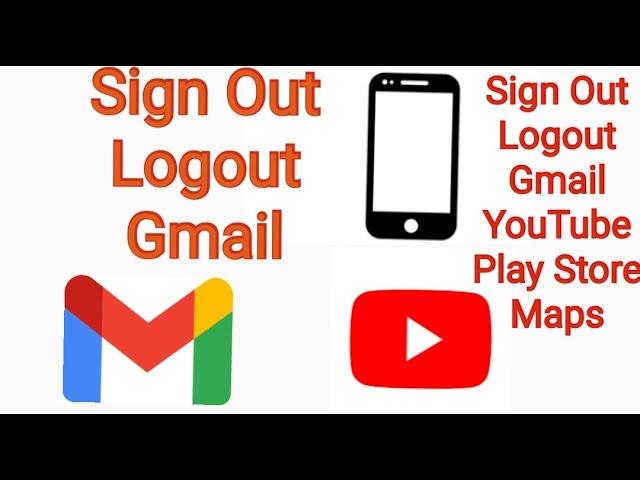 How to Sign Out/ Logout/ Remove a Gmail Account from your Mobile in English with subtitles?