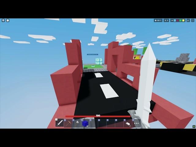 roblox bedwars... but I speedrun squads mode unintentionally