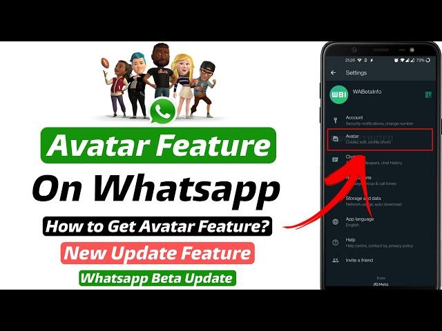 Whatsapp Avatar Feature New Update | How to get Avatar Feature in Whatsapp | Avatar whatsapp