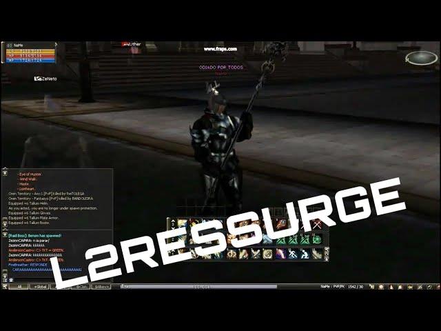 LINEAGE 2 ÚLTIMA SEMANA PROS HERO L2 RESSURGE