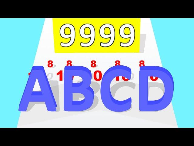 NUMBER MASTER — ALPHABET LEVELS // From A to K // (Merge, Gameplay)