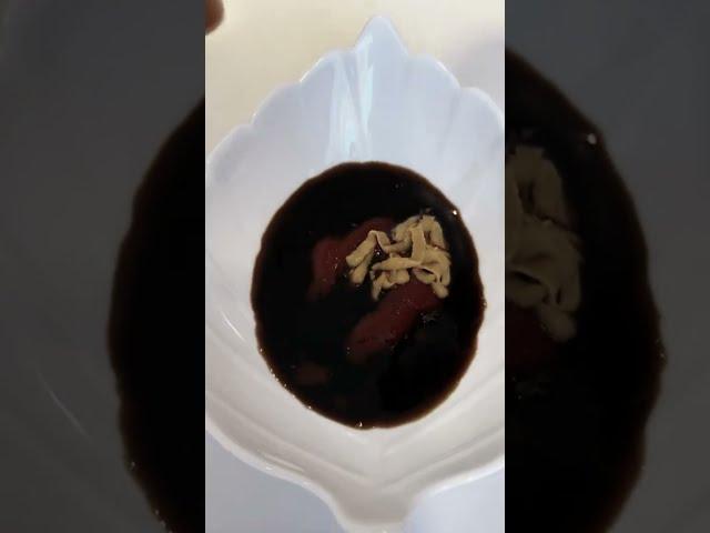 ребра и чесночные стрелки