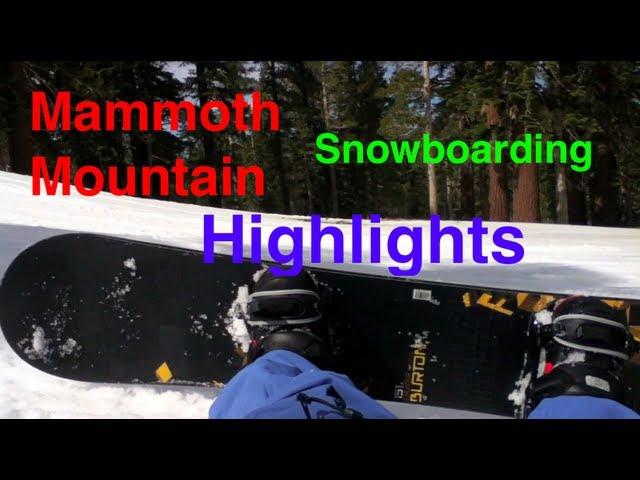 Mammoth Snowboarding Highlights with Daniel, Nolan & Roman