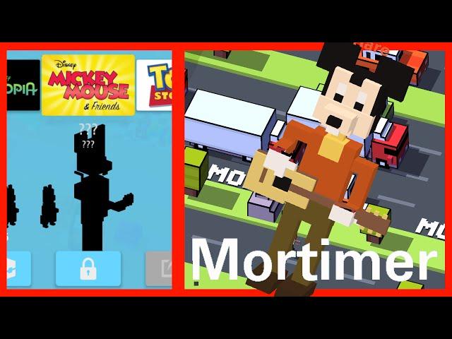 DISNEY CROSSY ROAD Secret Characters : Mortimer Unlock (Mickey & Friends) | iOS Gameplay