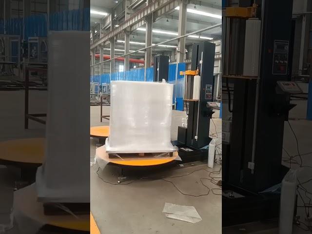 pallet wrapping machine with scale