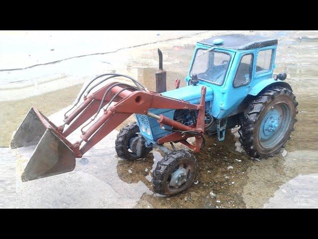 Belarus MTZ-52 how to assemble a paper tractor