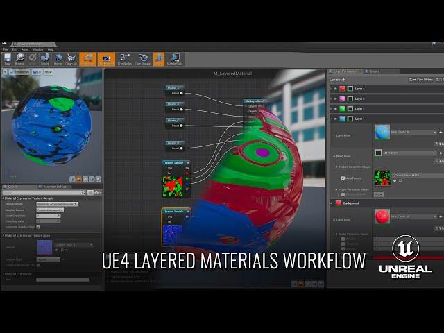 UE4 - 4.19 Layered Materials Setup