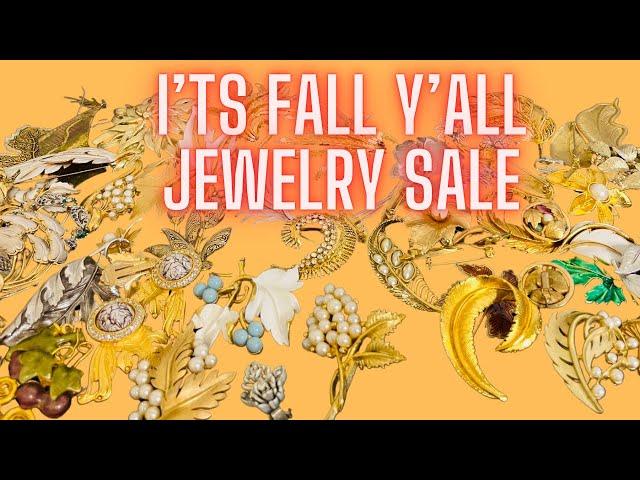 Fall Jewelry Sales Video $5 & $10! Judy Lee, Trifari, Monet, Coro, Napier #jewelrysale