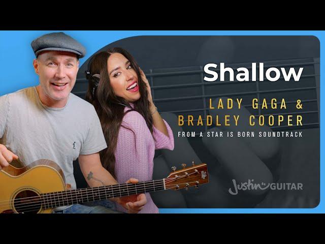 Shallow - Guitar Lesson + Cover | Lady Gaga & Bradley Cooper