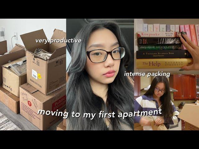 MOVING VLOG  days in my life as a uni student: intense packing, my first apartment & costco run