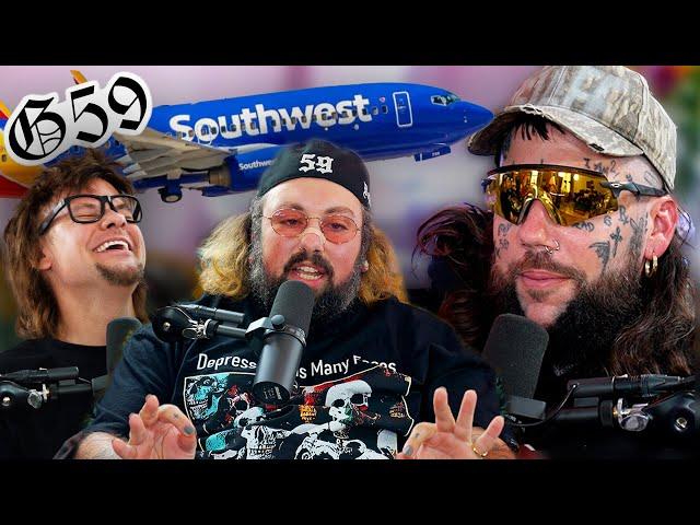 Scrim From $uicideboy$ Thought Southwest Airlines Was Trying to Off Him