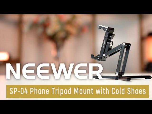 Introducing the  NEEWER SP-04 Phone Tripod Mount with Cold Shoes