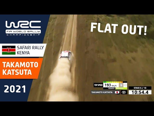 Flat out in Africa - Takamoto Katsuta at WRC Safari Rally Kenya 2021