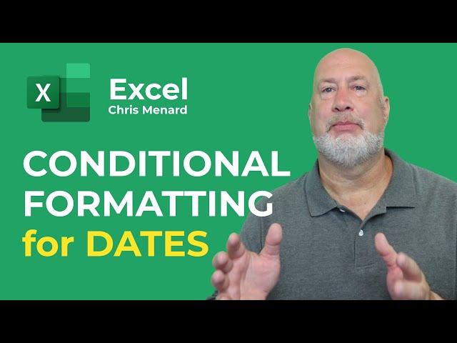 Excel Conditional Formatting with Dates using AND and TODAY Functions