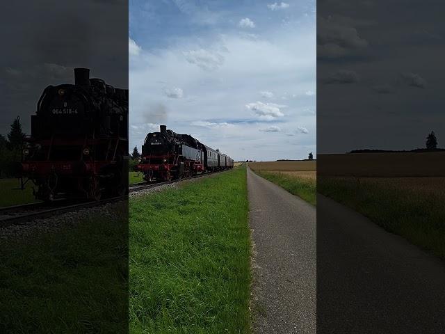 Die #64518 auf der Lokalbahn Amstetten-Gerstetten am 14.07.2024 bei Waldhausen #trainspotting