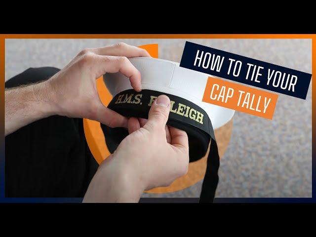 How to tie your cap tally | Royal Navy