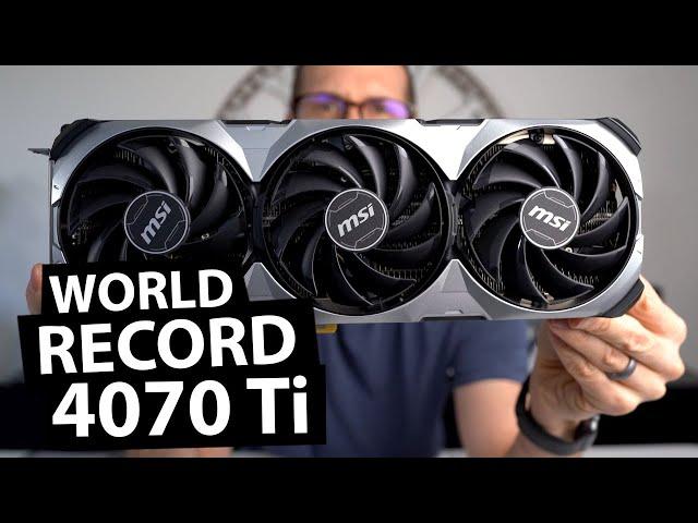 MSI Ventus 3X 4070 Ti OC Unboxing, Review & Benchmarks