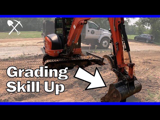 How To Grade with a Mini Excavator Bucket