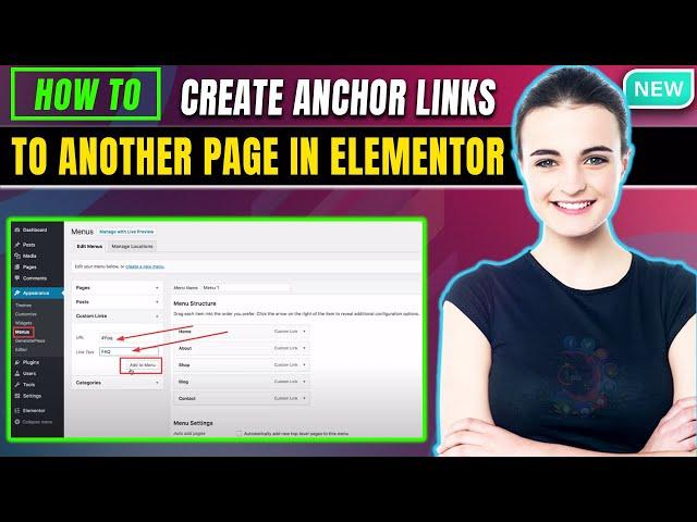 Create Anchor Links To Another Page In Elementor 2025 | Elementor Anchor link