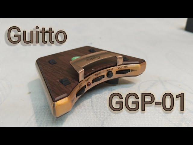 Установка звукоснимателя Guitto GGPO1 на акустическую гитару.