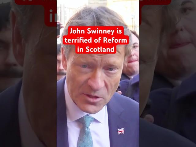 John Swinney is 'terrified' of Reform in Scotland because we tell the truth