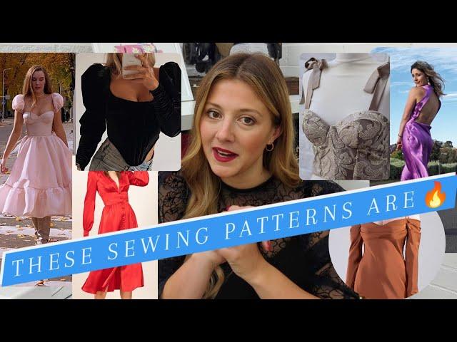 Sewing Patterns PARTY edit!! Favourites for Occasionwear, fabric inspiration & FREE mood patterns