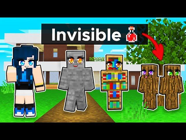 100% HIDDEN in Minecraft Hide N' Seek!