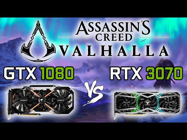 GTX 1080 vs RTX 3070 in Assassin's Creed Valhalla | AC Valhalla