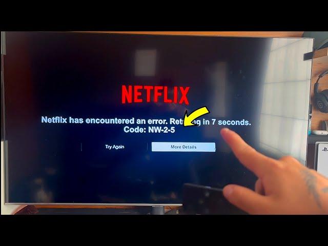 Como Solucionar el Error (NW-2-5 Netflix) en menos de 1 Minuto Smart TV!