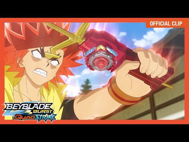 300 Blader Battle! | BEYBLADE BURST QUADSTRIKE EP8 | Official Clip