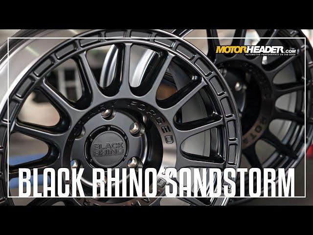 Black Rhino Sandstorm wheels from MotorHeader India