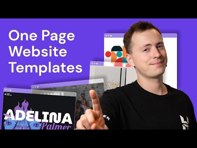 10 Best One-Page Website Templates for Any Niche (2024) | Hostinger Website Builder