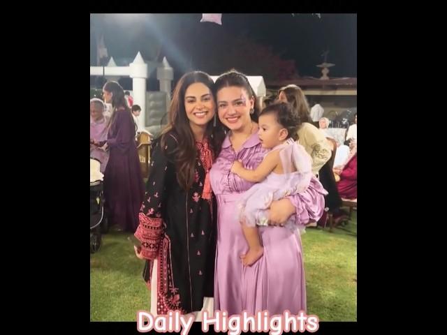 Zara Noor and Asad Siddiqui daughter Noor Jahan birthday celebration#zaranoorabbas #asadsiddiqui#fyp