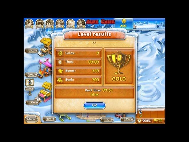 Farm Frenzy 3 Ice Age (level 66) only GOLD Веселая ферма 3 Ледниковый период (уровень 66) Золото