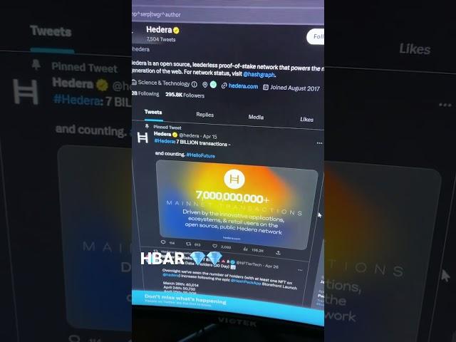 HBAR will retire you